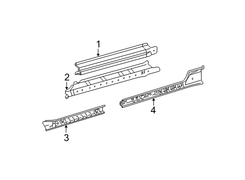 2004 Toyota Tacoma Rocker Panel Diagram