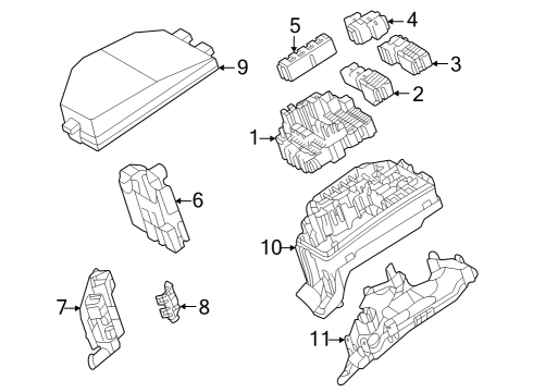 2023 Toyota Prius Fuse & Relay Diagram