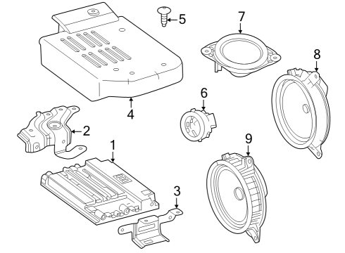 2023 Toyota Prius Sound System Diagram