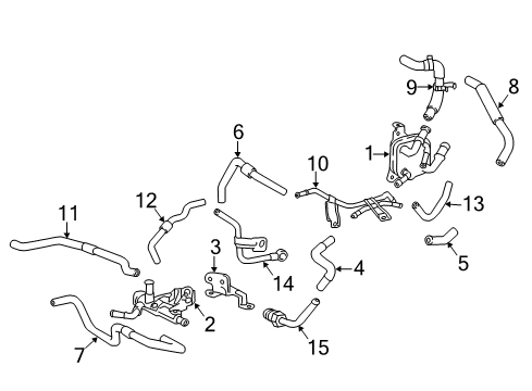 2018 Toyota Sienna Trans Oil Cooler Diagram