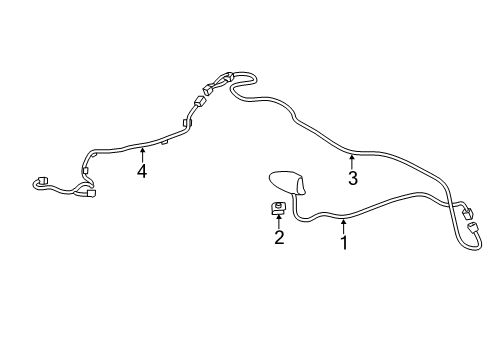 2018 Toyota Tacoma Antenna & Radio Diagram