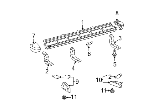 2005 Toyota 4Runner Running Board Diagram