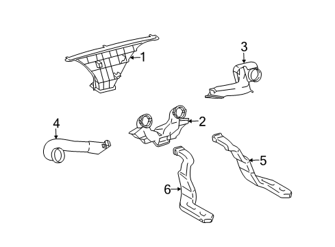 2004 Scion xB Ducts Diagram