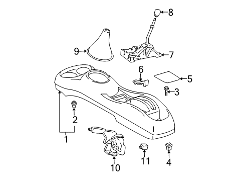 2005 Scion xB Parking Brake Diagram 2 - Thumbnail