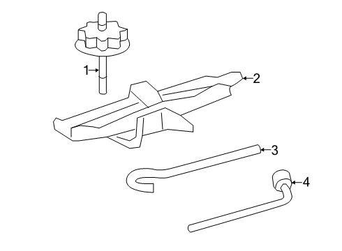 2019 Toyota Avalon Jack & Components Diagram