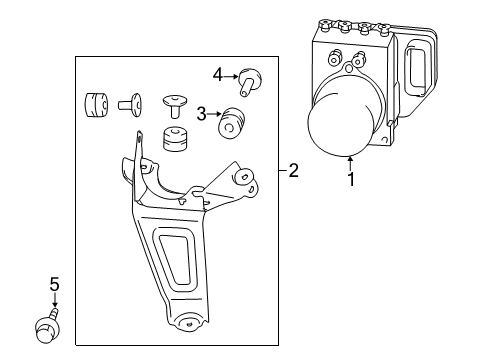 2016 Toyota Sienna Anti-Lock Brakes Diagram