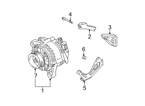 2003 Toyota Sienna Alternator Diagram 2 - Thumbnail