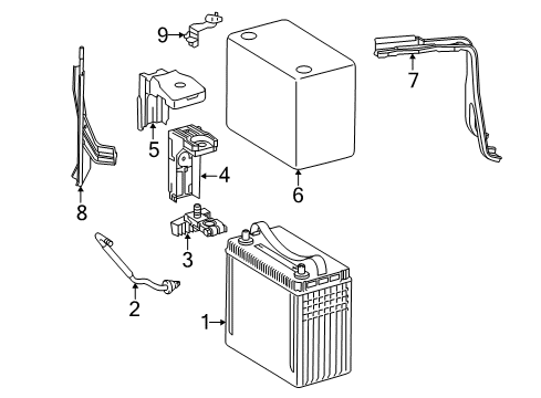 2012 Toyota Prius C Battery Diagram 1 - Thumbnail