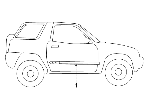 1997 Toyota RAV4 Stripe Tape Diagram 3 - Thumbnail