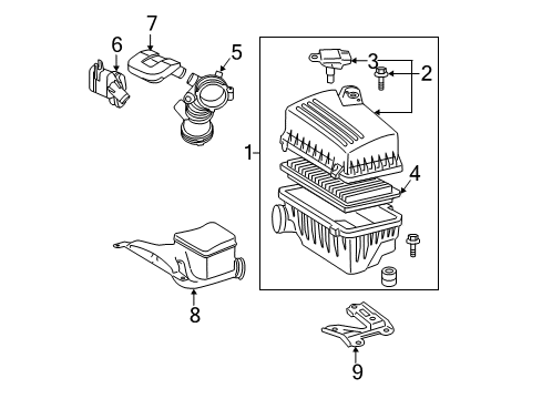 2010 Toyota Camry Filters Diagram 2 - Thumbnail