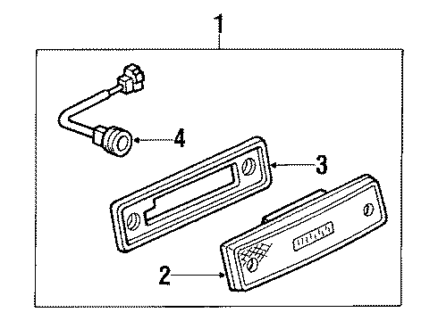 1984 Toyota Tercel Side Marker Lamps Diagram