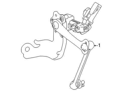 2024 Toyota Tundra Auto Leveling Components Diagram