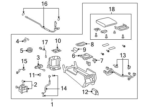 2010 Toyota Land Cruiser Switch Assembly, Blower Diagram for 88470-60050