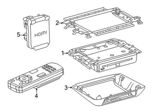 2022 Toyota Sienna Base, Television Diagram for 86295-08050-B0