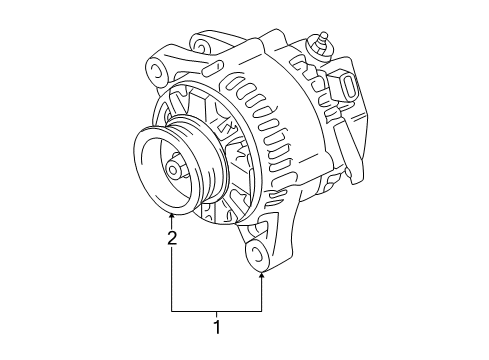 2011 Toyota Tacoma Alternator Diagram 2 - Thumbnail