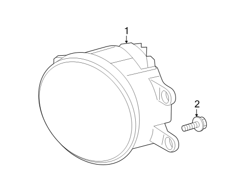 2022 Toyota RAV4 Fog Lamps Diagram 3 - Thumbnail