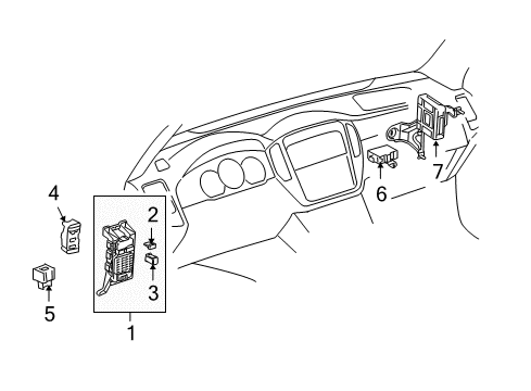 2006 Toyota Highlander Flashers Diagram