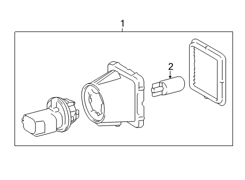 2020 Toyota Tacoma Bulbs Diagram 3 - Thumbnail