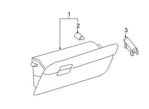 2012 Toyota Prius C Glove Box Diagram