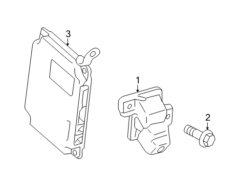 2012 Toyota Prius Electrical Components Diagram