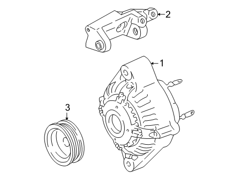 2002 Toyota Tacoma Alternator Diagram 3 - Thumbnail