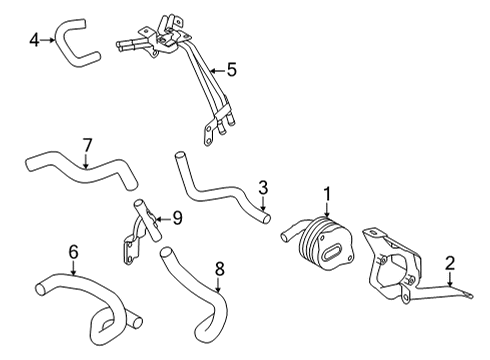 2023 Toyota GR86 Hose-ATF Diagram for SU003-03439