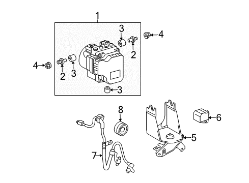 2005 Scion xA Stability Control Diagram 1 - Thumbnail