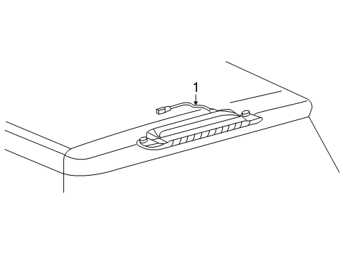 2005 Scion xA High Mount Lamps Diagram 2 - Thumbnail