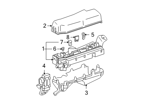 2008 Toyota Matrix Window Defroster Diagram 1 - Thumbnail