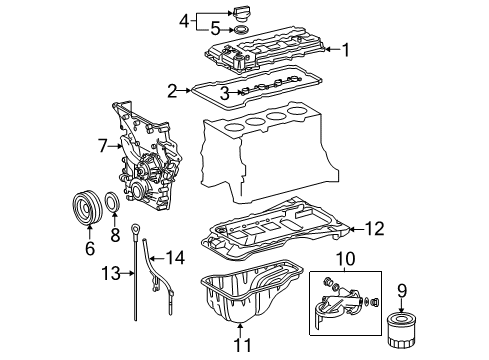 2010 Toyota Tacoma Filters Diagram 3 - Thumbnail