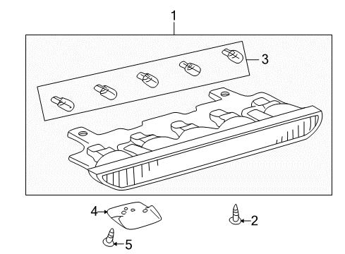 2001 Toyota Prius Bulbs Diagram