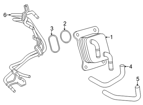 2023 Toyota 4Runner Engine Oil Cooler Diagram