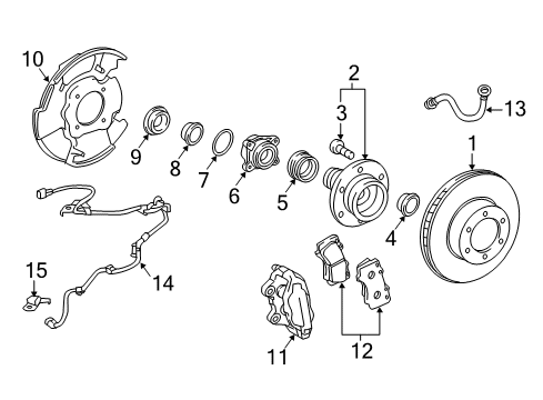 2018 Toyota Tacoma Anti-Lock Brakes Diagram