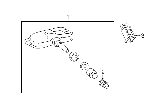 2015 Toyota Prius C Tire Pressure Monitoring, Electrical Diagram