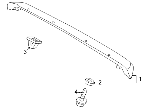 2008 Scion xD Rear Spoiler Diagram