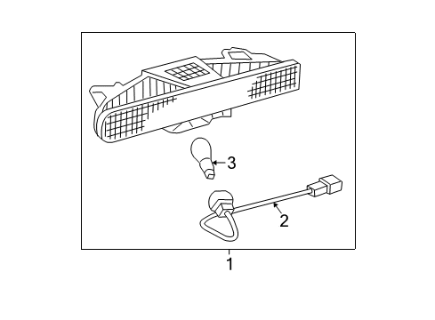 2004 Toyota Solara High Mount Lamps Diagram 2 - Thumbnail