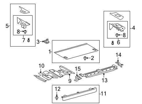 2010 Toyota 4Runner Interior Trim - Rear Body Diagram 1 - Thumbnail