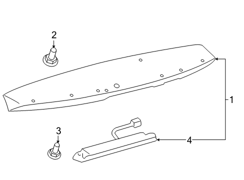 2010 Toyota Highlander Rear Spoiler Diagram