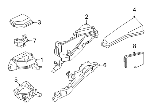 2017 Toyota Camry Block Assembly, Engine R Diagram for 82720-06141