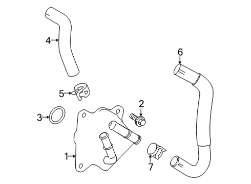 2021 Toyota RAV4 Prime Engine Oil Cooler Diagram