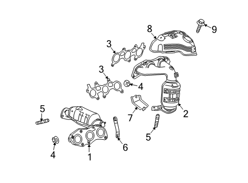 2010 Toyota Venza Exhaust Manifold Diagram