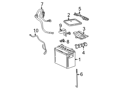 2003 Toyota Corolla Battery Diagram