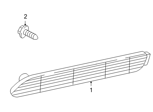 2013 Toyota Matrix Rear Reflector Diagram