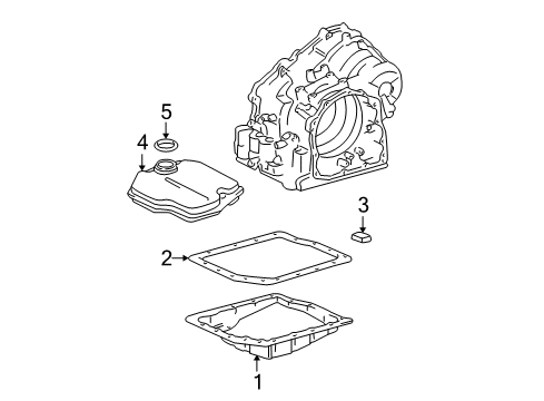 2001 Toyota Highlander Transaxle Parts Diagram