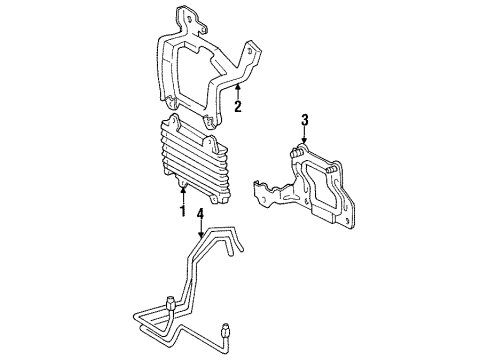 1996 Toyota T100 Trans Oil Cooler Diagram