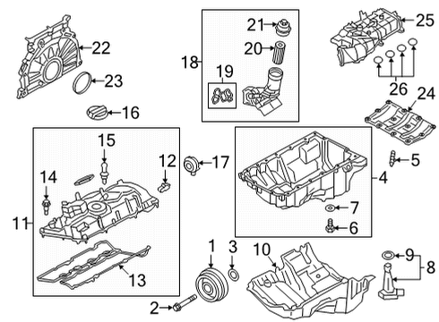 2021 Toyota GR Supra Engine Parts & Mounts, Timing, Lubrication System Diagram 1 - Thumbnail