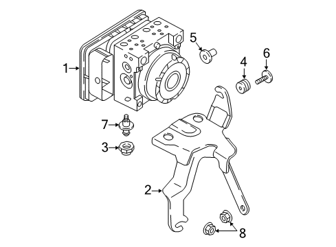 2017 Toyota Yaris iA Anti-Lock Brakes Diagram