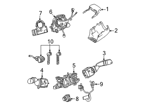 2023 Toyota Tundra Front Door Diagram