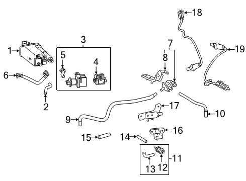 2022 Toyota C-HR Computer, Engine Con Diagram for 89661-10310