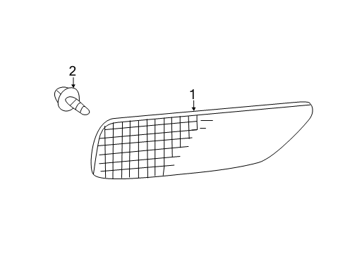 2011 Toyota Corolla Rear Reflector Diagram